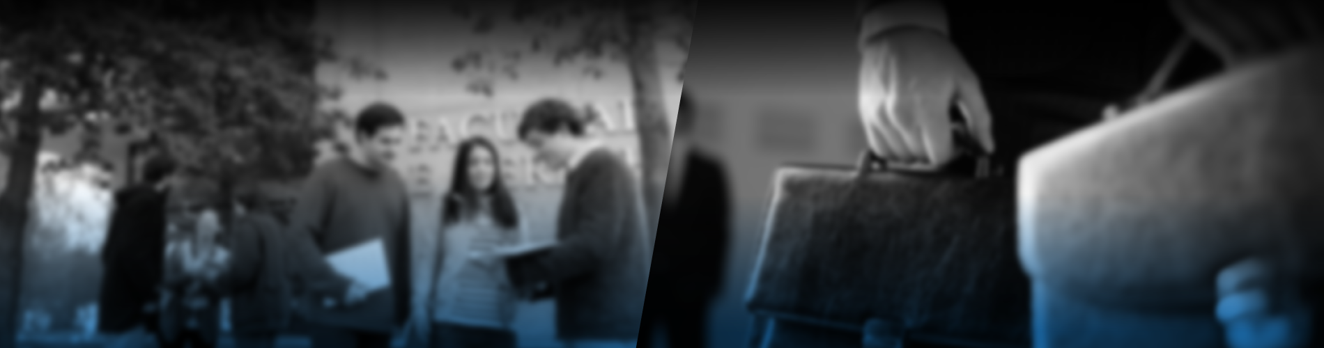 Te orientamos
En tus inquietudes académicas y profesionales. 
En los procesos de selección y contratación.
Estudiantes en el patio conversando.